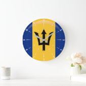 Barbados    FlagLarge Clock Grote Klok (Huis)