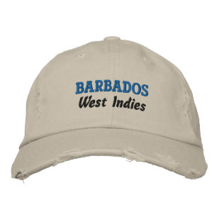 Barbados geborduurd honkbalpet geborduurde pet