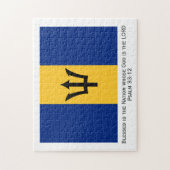 BARBADOS | Gezegende natie | BARBADIAN FLAG Legpuzzel (Verticaal)