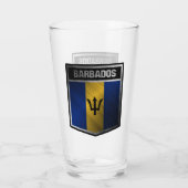 Barbados Glas (Achterkant)