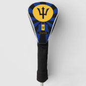 Barbados Golf & premium Barbados Vlag / Patriots Golfheadcover (Voorkant)