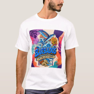 Barbados Good Vibes Have an Address T-shirt
