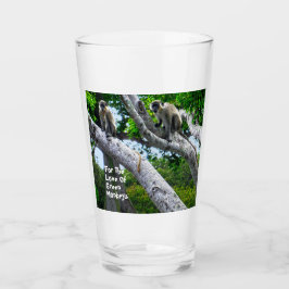 Barbados Groene Apen Glas