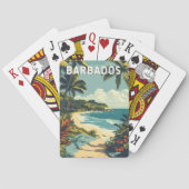 Barbados Illustratie Reizen Art Vintage Pokerkaarten (Achterkant)
