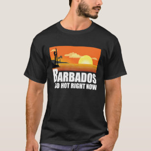 Barbados is nu zo heet, Retro Travel Beach Vacat T-shirt