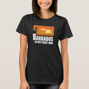 Barbados is nu zo heet, Retro Travel Beach Vacat T-shirt