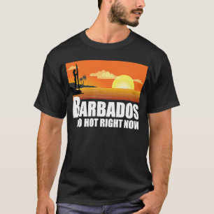 Barbados is nu zo heet, Retro Travel Beach Vacat T-shirt