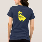 Barbados is thuis Tri-Blend shirt (Achterkant)