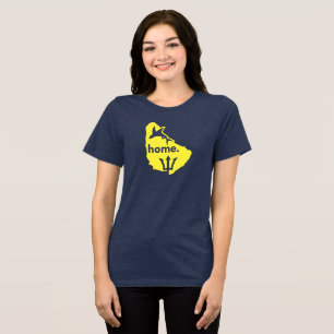 Barbados is thuis Tri-Blend shirt