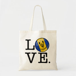 Barbados Island Love Tote Bag