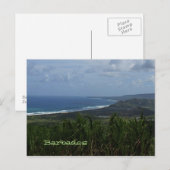 Barbados Island Uitzicht Foto Briefkaart (Voorkant / Achterkant)