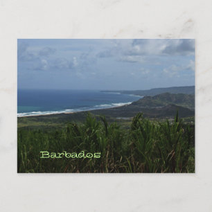 Barbados Island Uitzicht Foto Briefkaart