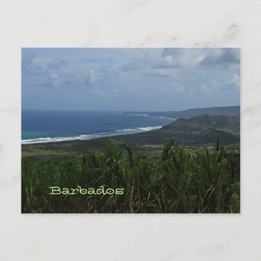 Barbados Island Uitzicht Foto Briefkaart (Voorkant)