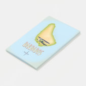 Barbados Kaart vintage reisposter. Post-it® Notes (Schuin)