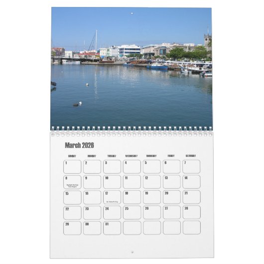 Barbados Kalender (Mar 2026)