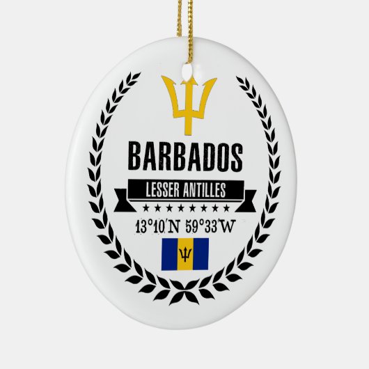 Barbados Keramisch Ornament (Rechts)