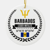 Barbados Keramisch Ornament (Voorkant)