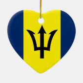 Barbados Keramisch Ornament (Achterkant)