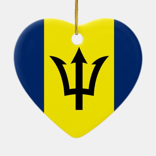Barbados Keramisch Ornament (Achterkant)