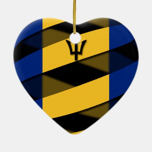 Barbados Keramisch Ornament (Achterkant)