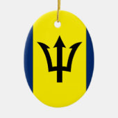 Barbados Keramisch Ornament (Voorkant)