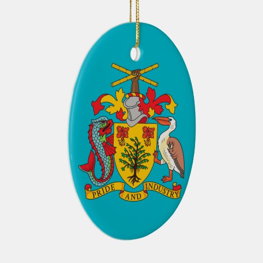 Barbados - kerstversiering keramisch ornament (Rechts)