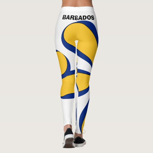 Barbados Kleur Leggings (Achterkant)