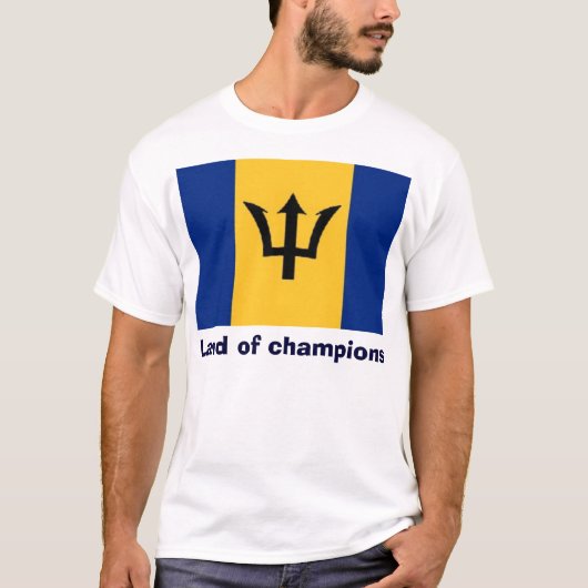 Barbados-land van de kampions t-shirt (Voorkant)