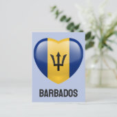 Barbados Love Briefkaart (Staand voorkant)