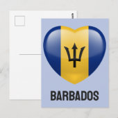 Barbados Love Briefkaart (Voorkant / Achterkant)