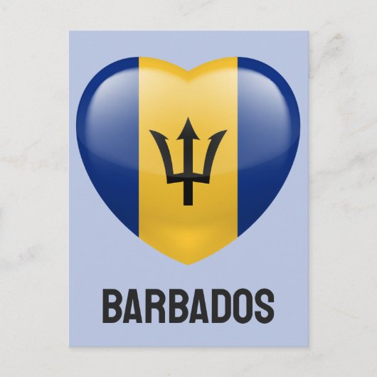 Barbados Love Briefkaart (Voorkant)
