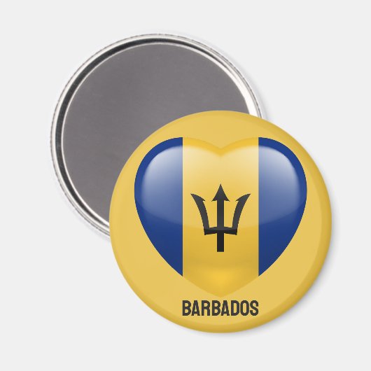 Barbados Love Magneet (Voorkant / Achterkant)