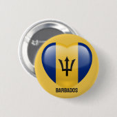 Barbados Love Ronde Button 5,7 Cm (Voorkant /achterkant)