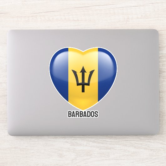 Barbados Love Sticker (Computer)