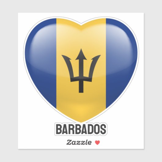 Barbados Love Sticker (Vel)