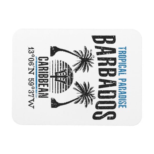 Barbados Magneet (Horizontaal)