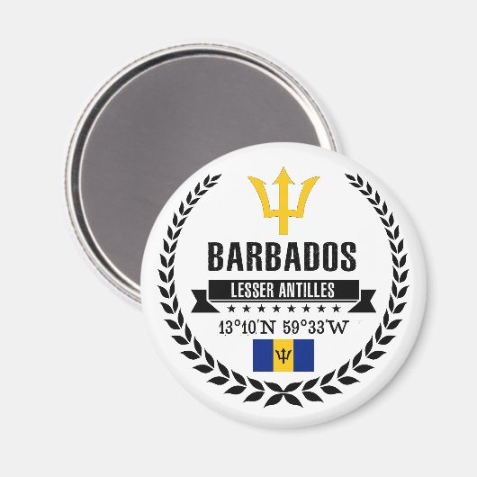 Barbados Magneet (Voorkant / Achterkant)