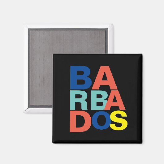 Barbados Magneet (Voorkant / Achterkant)