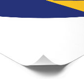 Barbados Mahi-mahi Nationale Vlag van Barbados Perfect Poster (Hoek)