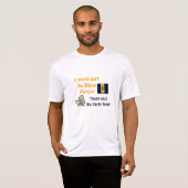 Barbados Mannen T-shirt (Voorkant volledig)