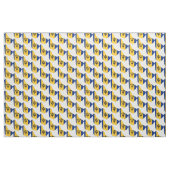 Barbados Map Fabric Stof (Yard (91,4 cm))