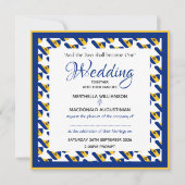 BARBADOS MAP Patriottisch Aangepast Vierkant Trouw Kaart (Voorkant)