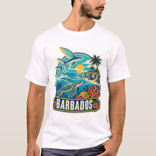 Barbados Mid-Century Eiland T-Shirt