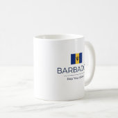 Barbados Minimalist | Alledaagse Trots Koffiemok (Voorkant rechts)