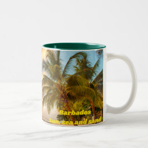 Barbados Mok met twee toonaangevende koffie