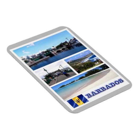 Barbados - Mozaïek - Magneet (Rechterzijde)