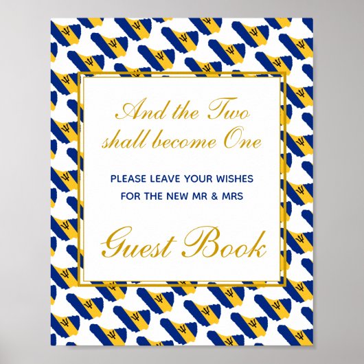 BARBADOS Onderteken ons Poster voor het weduwen va (Voorkant)