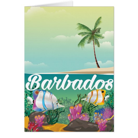 Barbados onderwaterreisposter (Voorkant)