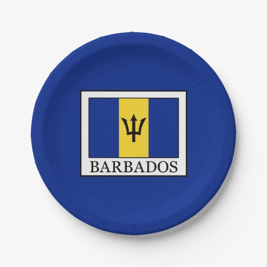 Barbados Papieren Bordje (Voorkant)