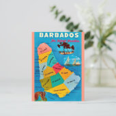 Barbados - Paradijs Prentbrief Briefkaart (Staand voorkant)